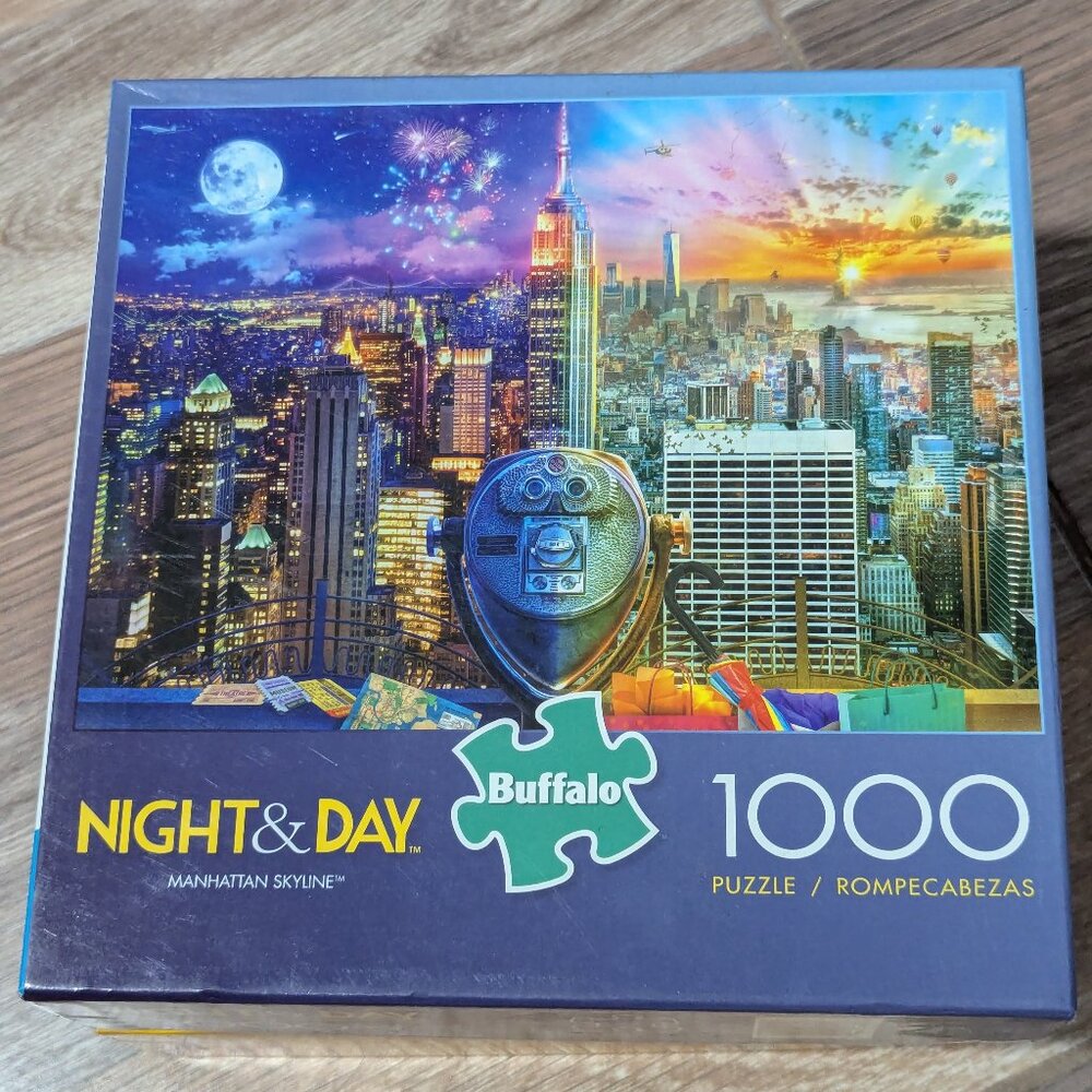 🌶️2 For $10🌶️ 1000pc night & Day puzzle